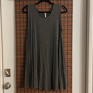 Mittoshop Heather Gray Swing T-shirt Dress
